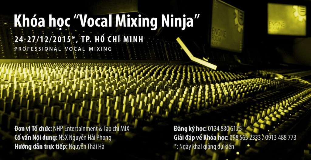 Khóa học Vocal Mixing Ninja: Rèn luyện Kỹ năng Mix Vocal Sắc bén